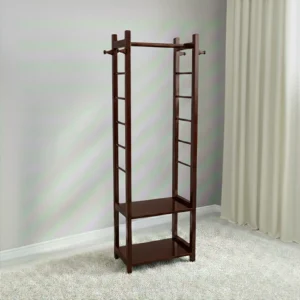 তেঁতুল বিচি কালারের মেহগনি আলনা | Wooden Alna Design BD