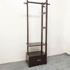 প্রিমিয়াম মেহগনি কাঠের ড্রয়ার আলনা – Wooden Drawer Alna Stand