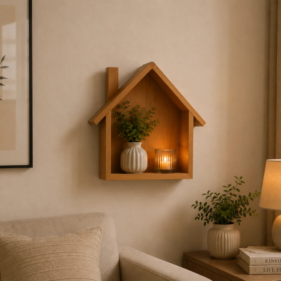 Mini Home Wall Shelf - Kach color