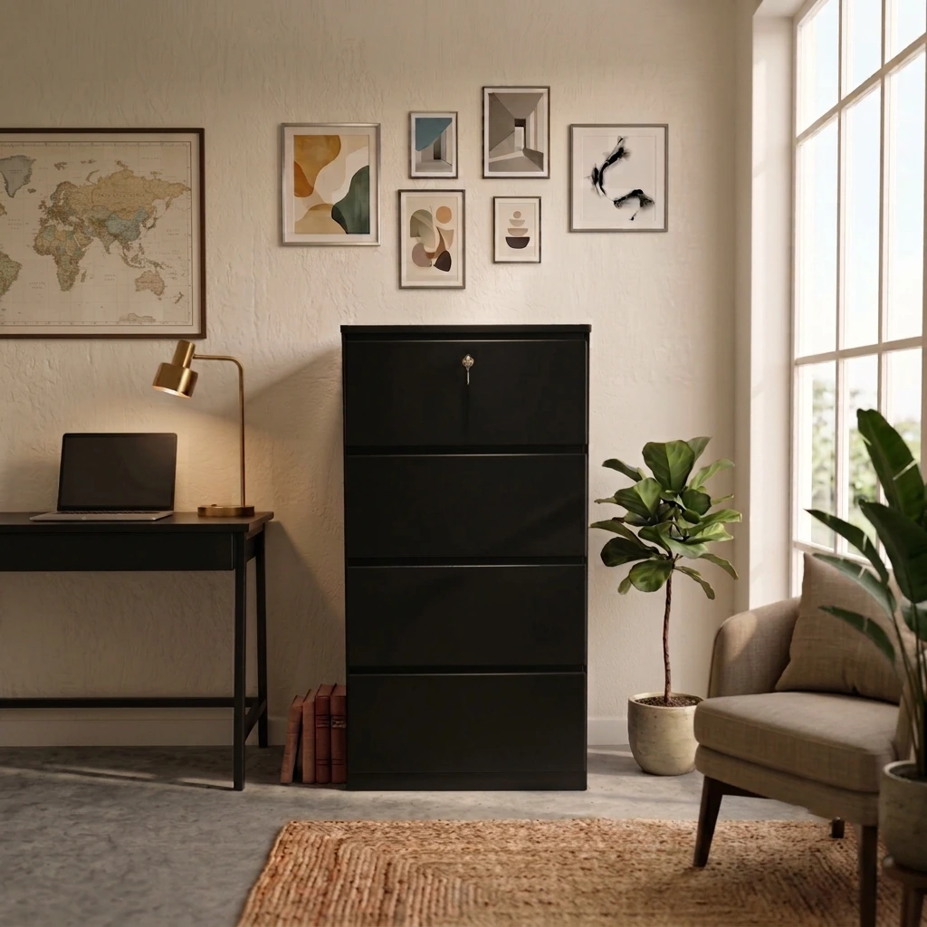 প্রিমিয়াম কাঠের ৪ ড্রয়ার ওয়ারড্রোব – Premium Wooden 4 Drawer Wardrobe - Image 5
