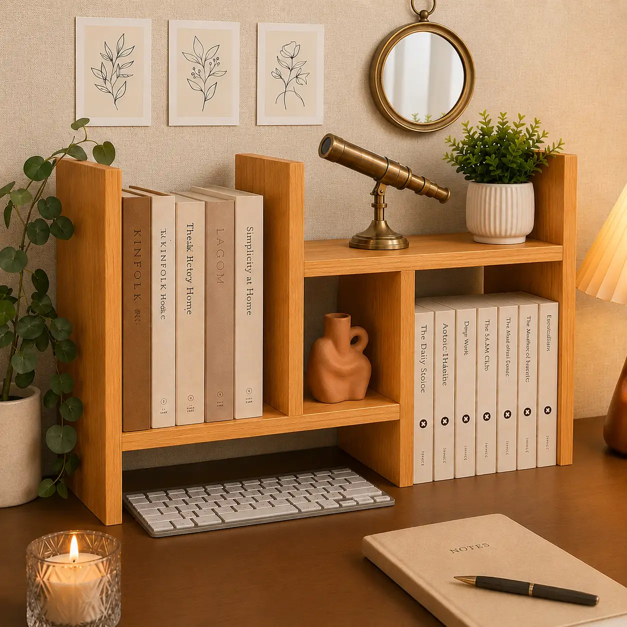 মেহগনি কাঠ মাল্টি-পারপাস শেলফ – Mahogany Wood Multi-purpose Shelf - Image 4