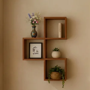 থ্রি কিউব ওয়াল শেলফ - three Cube Wall Shelf